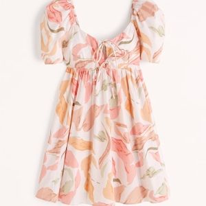 Abercrombie Keyhole Babydoll Mini Dress
